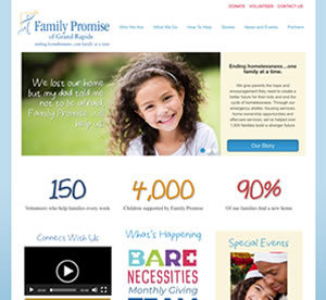 Family Promise website image of child